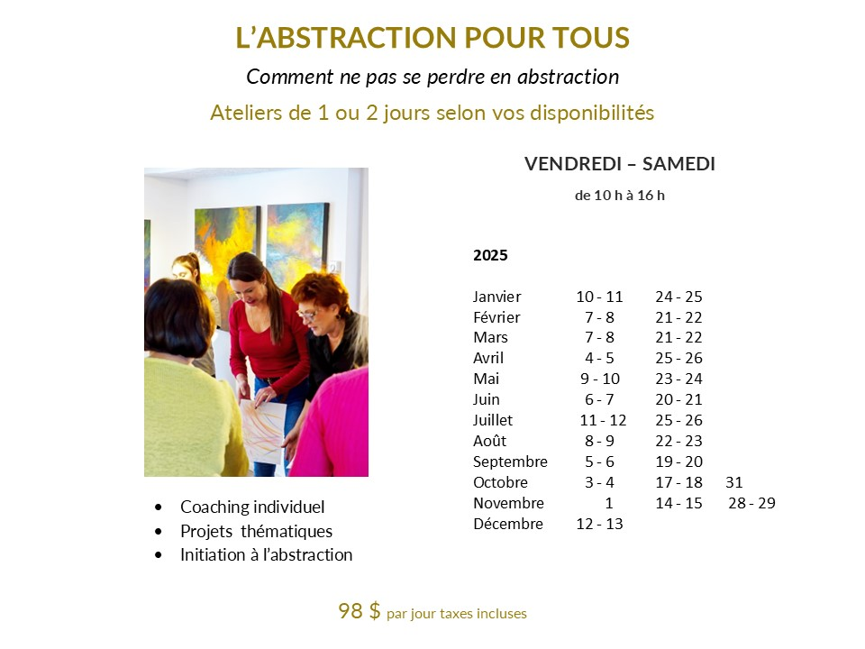 Annonce du cours sur l'abstraction